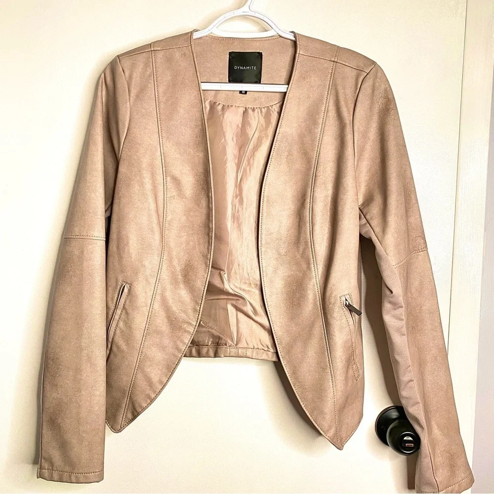 Dynamite Women's Tan Jacket - Picture 1 of 16